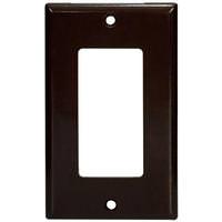 Task Lighting 1-Gang Brown Decora Style Wallplate